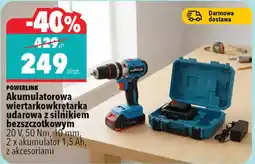 Biedronka Akumulatorowa wiertarkokrętarka udarowa z silnikiem bezszczotkowym oferta