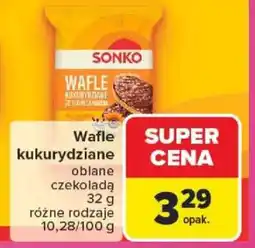 Carrefour Sonko Wafle kukurydziane oferta