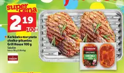 Topaz Karkówka marynata słodko-pikantna Grill House Sokołów oferta