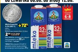 Topaz Mleko Łowickie 3,2% UHT oferta