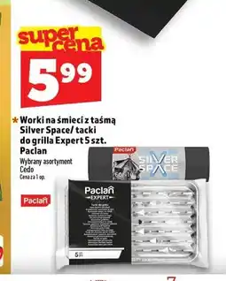 Topaz Worki na śmieci z taśmą Paclan Silver Space oferta