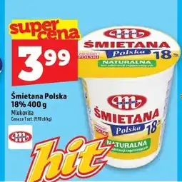 Topaz Śmietana Polska 18% Mlekovita oferta