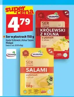 Topaz Ser w plastrach Gouda Mlekpol oferta