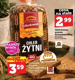 Topaz Chleb żytni Piekarnia Sokołowska oferta