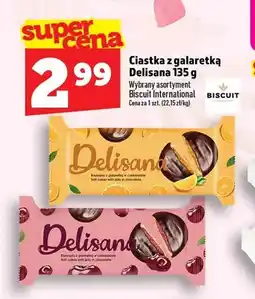 Topaz Ciastka z galaretką Delisana oferta
