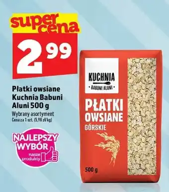 Topaz Płatki owsiane Kuchnia Babuni Aluni oferta
