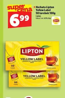 Topaz Herbata czarna Lipton Yellow Label oferta