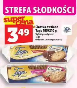 Topaz Ciastka owsiane z czekoladą Tago oferta