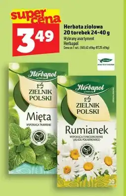 Topaz Herbata ziołowa Herbapol Zielnik Polski Mięta oferta