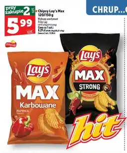 Topaz Chipsy Lay's Max Karbowane Paprika oferta