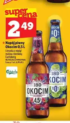 Topaz Napój piwny Okocim Limonka z miętą oferta