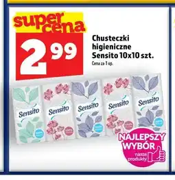 Topaz Chusteczki higieniczne Sensito 10-pak oferta