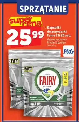 Topaz Kapsułki do zmywarki Fairy 21 szt oferta