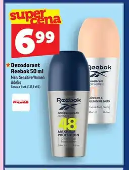 Topaz Dezodorant roll-on męski Reebok Antiperspirant For Men oferta