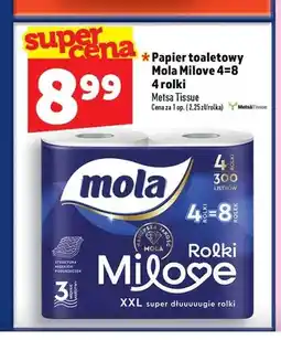 Topaz Papier toaletowy Mola Milove 4=8 oferta