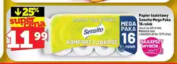 Topaz Papier toaletowy Sensito Komfort i Jakość Mega Paka oferta