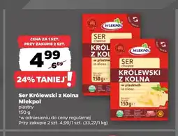 Netto Ser Królewski z Kolna Mlekpol plastry oferta
