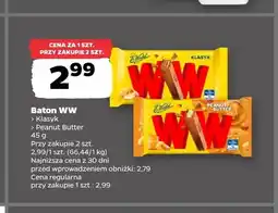 Netto Baton WW E.Wedel Peanut Butter oferta