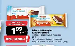 Netto Mleczna Kanapka Kinder Ferrero brzoskwinia-marakuja oferta