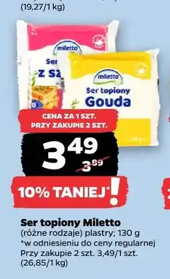Netto Ser topiony Miletto z szynką oferta