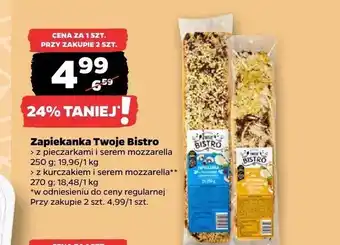 Netto Zapiekanka z pieczarkami i serem mozzarella Twoje Bistro oferta
