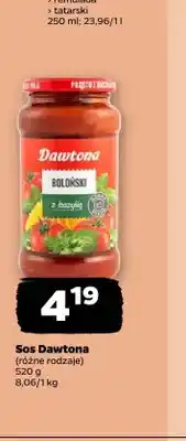 Netto Sos boloński z bazylią Dawtona oferta