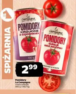 Netto Pomidory krojone z czosnkiem La Campagna oferta