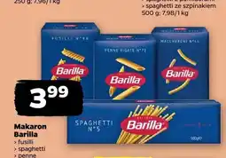 Netto Makaron Barilla maccheroni oferta