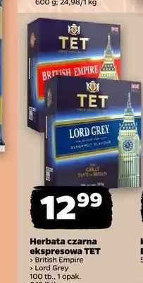 Netto Herbata czarna ekspresowa TET Lord Grey oferta