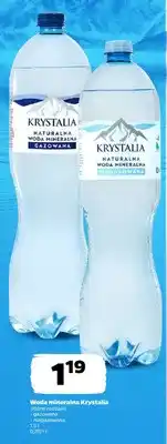 Netto Woda mineralna gazowana Krystalia oferta
