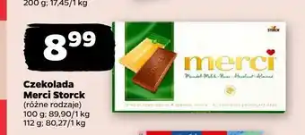 Netto Czekolada Merci oferta
