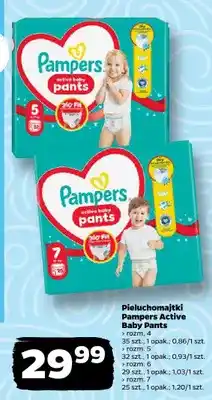 Netto Pieluchomajtki Pampers Active Baby Pants rozm. 4 oferta