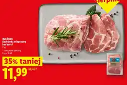 Lidl Karkówka wieprzowa bez kości Rzeźnik oferta