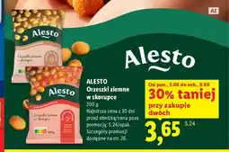 Lidl Orzeszki ziemne w skorupce o smaku zielonej cebulki Alesto oferta