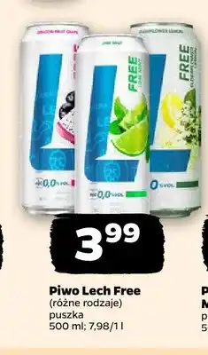 Netto Piwo bezalkoholowe Lech Free Elderflower Lemon oferta