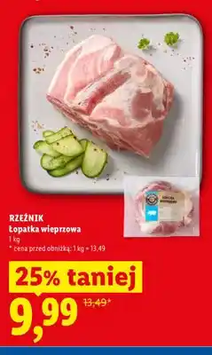 Lidl Łopatka wieprzowa Rzeźnik oferta