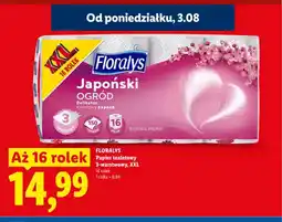 Lidl Papier toaletowy Floralys 3-warstwowy XXL oferta
