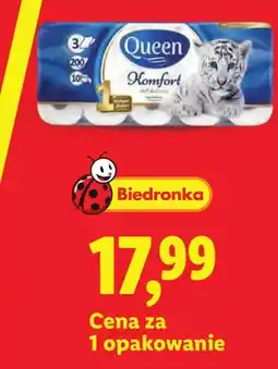 Lidl Papier toaletowy 3-warstwowy Queen Komfort 10-pak oferta