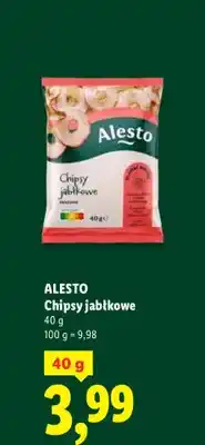 Lidl Chipsy jabłkowe Alesto oferta