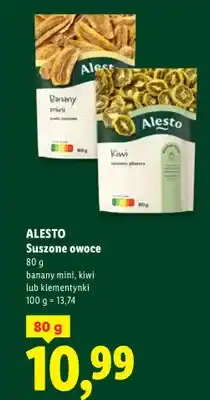 Lidl Owoce suszone Alesto banany mini oferta