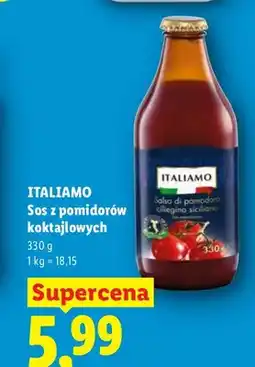 Lidl Sos z pomidorów koktajlowych Italiamo oferta