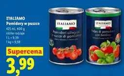 Lidl Pomidory w puszce z bazylią ITALIAMO oferta