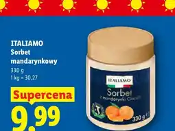 Lidl Sorbet mandarynkowy Italiamo oferta