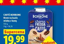 Lidl Krem na bazie mleka z kawą Caffè Borbone Crema Fredda Caffè oferta