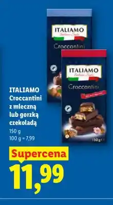 Lidl Croccantini z mleczną czekoladą ITALIAMO oferta