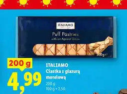 Lidl Ciastka z glazurą morelową Italiamo oferta