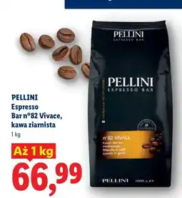 Lidl Kawa ziarnista Pellini Espresso Bar n°82 Vivace oferta