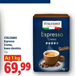 Lidl Kawa ziarnista Italiamo Espresso Crema oferta