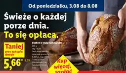 Lidl Chleb Bochen w stylu rustykalnym oferta