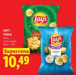 Lidl Chipsy ziemniaczane Lay's Green Onion oferta